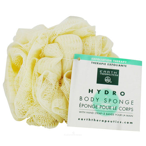 Earth Therapeutics Hydro Body Sponge With Strap Natural - 1 Ea